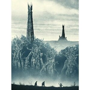 Плакат, постер на бумаге The Lord of the Rings /Властелин Колец/искусство/арт/абстракция/творчество. Размер 21 х 30 см