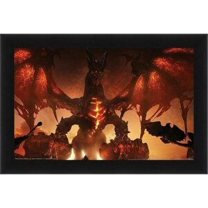 Плакат, постер на бумаге World Of Warcraft: Cataclysm. Размер 60 х 84 см
