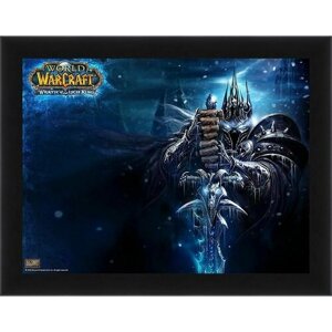 Плакат, постер на бумаге World Of Warcraft: Wrath Of The Lich King. Размер 42 х 60 см