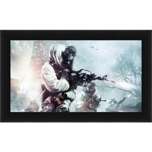 Плакат, постер на холсте Call Of Duty: Black Ops. Размер 21 х 30 см