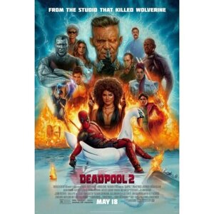 Плакат, постер на холсте Deadpool/Дэдпул. Размер 21 х 30 см