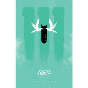 Плакат, постер на холсте Fallout 4/Фаллаут 4. Размер 30 х 42 см