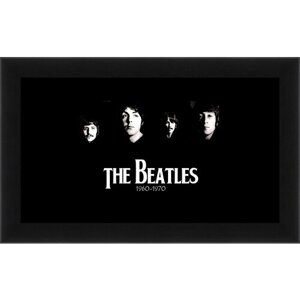 Плакат, постер на холсте The Beatles-Битлз. Размер 42 х 60 см