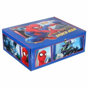 Подарочная коробка Marvel Человек-паук, складная, с игрой, 31,2х25,6х16,1 см