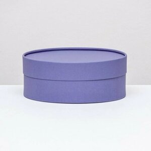 Подарочная коробка "Нежность" фиолетовая, завальцованная без окна, 20.5 х 7 см