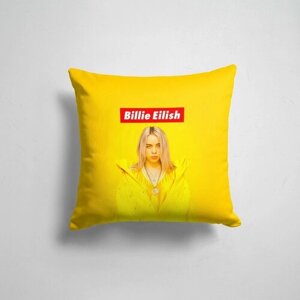Подушка декоративная 45х45см / Billie Eilish / Разная музыка