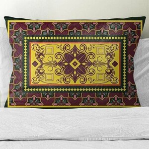 Подушка декоративная / Марокканские узоры, велюр / Пряник / подарок / подушка диванная / подушка для интерьера.