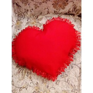 Подушка "Сердце", со съемной наволочкой, 40х45см