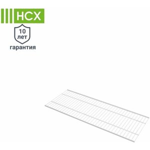 Полка проволочная 1.4x90.3x35 см сталь цвет белый