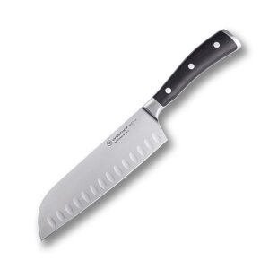 Поварской кухонный нож сантоку Wuesthof 17 см, кованая молибден-ванадиевая нержавеющая сталь X50CrMoV15, 1010531317