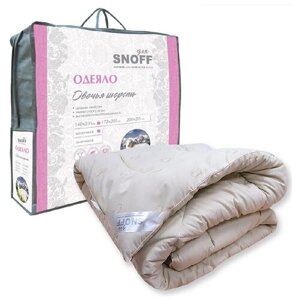 ПП Одеяло для Snoff евро овечья шерсть классическое 200*215