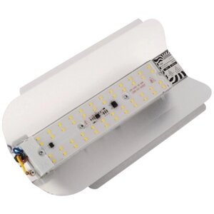 Прожектор светодиодный Luazon Lighting бескорпусный СДО07-50 3967344, 50 Вт, свет: теплый белый