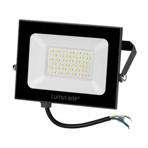 Прожектор светодиодный уличный Lumin Arte 50 Вт 5700К IP65 нейтральный белый свет