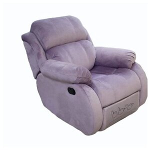 Реклайнер кресло глайдер универсальное механическое для салонов красоты - фиолетовое (ZIZI 18)