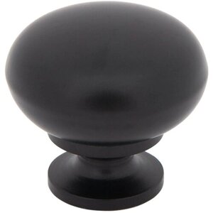 Ручка-кнопка мебельная Palladium DMK-104. BLMATT, цвет матовый черный