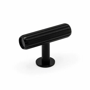 Ручка-кнопка мебельная, Viefe, RILLE, Черный матовый,55х20х39 мм, Неоклассика, Испания