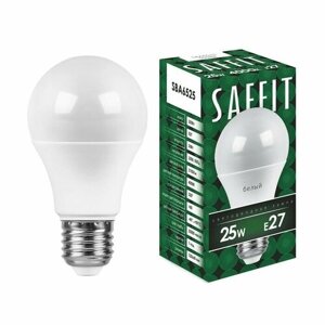 Saffit лампа светодиодная saffit, 25W 230V E27 4000K A65, SBA6525