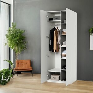 Шкаф комбинированный Шарм-Дизайн ДОК-2 90х60х240 белый