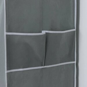 Шкаф тканевый каркасный, складной LaDоm, 12545168 см, цвет серый