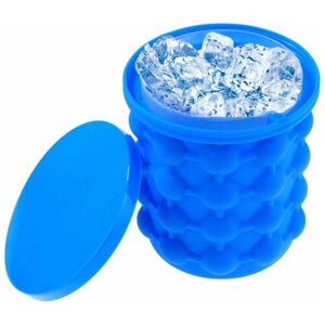 Силиконовое ведро для льда Subor Ice Cube Maker / Силиконовая форма для льда со стаканом