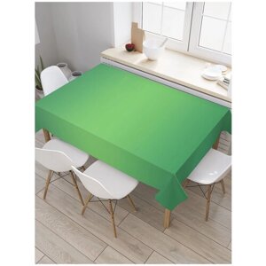 Скатерть прямоугольная JoyArty "Сочная зелень" из сатена, 120x145 см