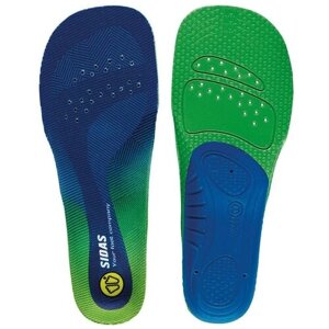 Стельки для обуви Sidas Comfort 3D Junior M синий/зеленый M