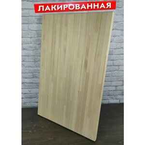 Столешница деревянная для стола, лакированная, 140х80х4 см