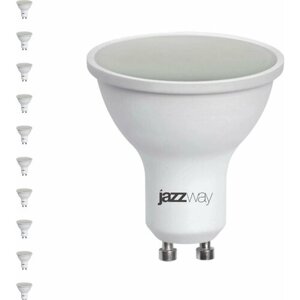 Светодиодная лампа JazzWay PLED Super Power 7W эквивалент 50W 5000K 520Лм GU10 для спотов MR16 (комплект из 10 шт)