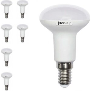 Светодиодная лампа JazzWay PLED Super Power 7W эквивалент 60W 3000K 540Лм E14 для спотов R50 (комплект из 6 шт)