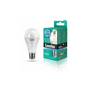 Светодиодная LED лампа Camelion ЛОН A60 E27 11W (925lm 270°4500K 4K матовая 109x60 пластик LED11-A60/845/E27 (упаковка 14 штук)