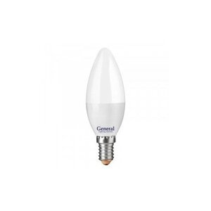 Светодиодная LED лампа General свеча E14 10W 4500K 4K 35х105 пластик/алюм GLDEN-CF-10-230-E14-4500, 682800 (упаковка 16 штук)
