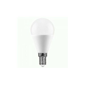 Светодиодная LED лампа Saffit шар G45 E14 15W (1275Lm) 2700K 2K матовая 92x45 SBG4515 55209 (упаковка 10 штук)