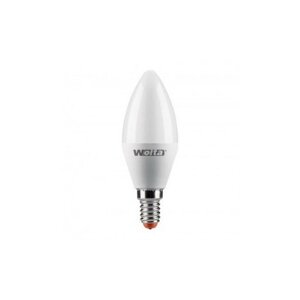 Светодиодная LED лампа Wolta лампа свеча C37 E14 7,5W (625Lm) 4000K 4K 4K 100X37 25SC7.5E14 (упаковка 10 штук)