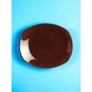 Тарелка сервировочная Steelite Terramesa, фарфоровая, 20,5x18 см