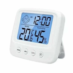 Термометр комнатный, гигрометр, метеостанция домашняя с часами