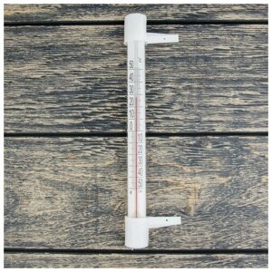 Термометр наружный, мод. ТСН-13/1, от -50°С до +50°С, на "гвоздике", упаковка картон, микс