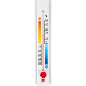 Термометр оконный "Солнечный зонтик"от -50 до +50 С) легко крепится к стеклу на липучку, может работать на солнечной стороне, обеспечивает максимально точные измерения температуры окружающей среды