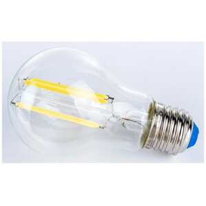 Uniel Лампа светодиодная филаментная (UL-00005850) Uniel E27 15W 4000K прозрачная LED-A60-15W/4000K/E27/CL PLS02WH
