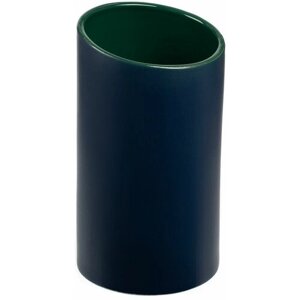 Ваза Form Fluid, средняя, сине-зеленая, 21х11,5 см, коробка 21,5х12 см, упаковочная бумага 50х50 см, керамика