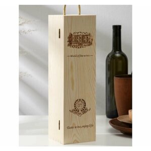 Ящик для хранения вина Доляна "Ливорно", 35*10 см, на 1 бутылку