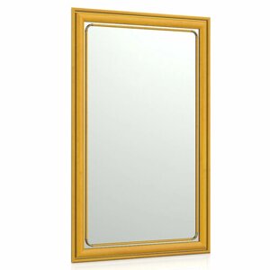 Зеркало 121 ольха, ШхВ 50х80 см, зеркала для офиса, прихожих и ванных комнат, горизонтальное или вертикальное крепление