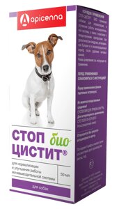 Apicenna Суспензия Стоп - цистит био урологическая для собак (50 мл.)