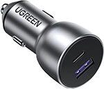 Азу ugreen USB-A + USB-C, 42.5 вт (60980)