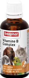 Beaphar Vitamine B Complex кормовая добавка для всех домашних животных (50 мл.)