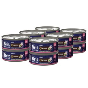 Brit Premium by Nature консервы для кошек (Кролик, 100 г. упаковка 12 шт)