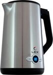 Чайник электрический LEX LX 30022-1 стальной с двойными стенками (брашированный)