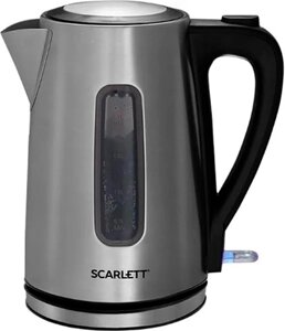 Чайник электрический Scarlett SC-EK21S13, 2200 Вт, 1.7л, сталь