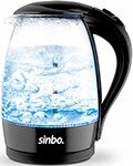 Чайник электрический Sinbo SK-7338 черное стекло