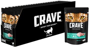 Crave пауч для взрослых кошек (Кролик, 70 г. упаковка 30 шт)