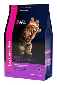 Eukanuba Cat для котят (Домашняя птица, 2 кг.)